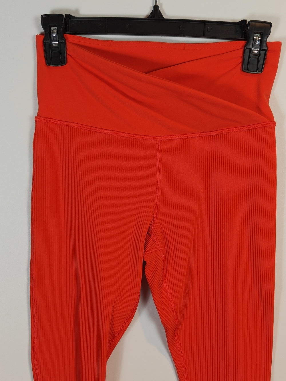 ATHLETA Elation Crossover Rib 7/8 Tight Flame Orange Plum Purple Size S Lot of 2 - Picture 11 of 16